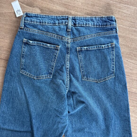 NWT Old Navy Extra High Rise Curvy Wide Leg Jeans, Size 4 - Picture 5 of 8